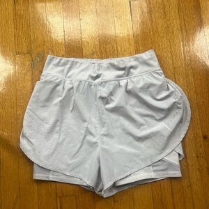 All in Motion Women's Light Gray Athletic Shorts